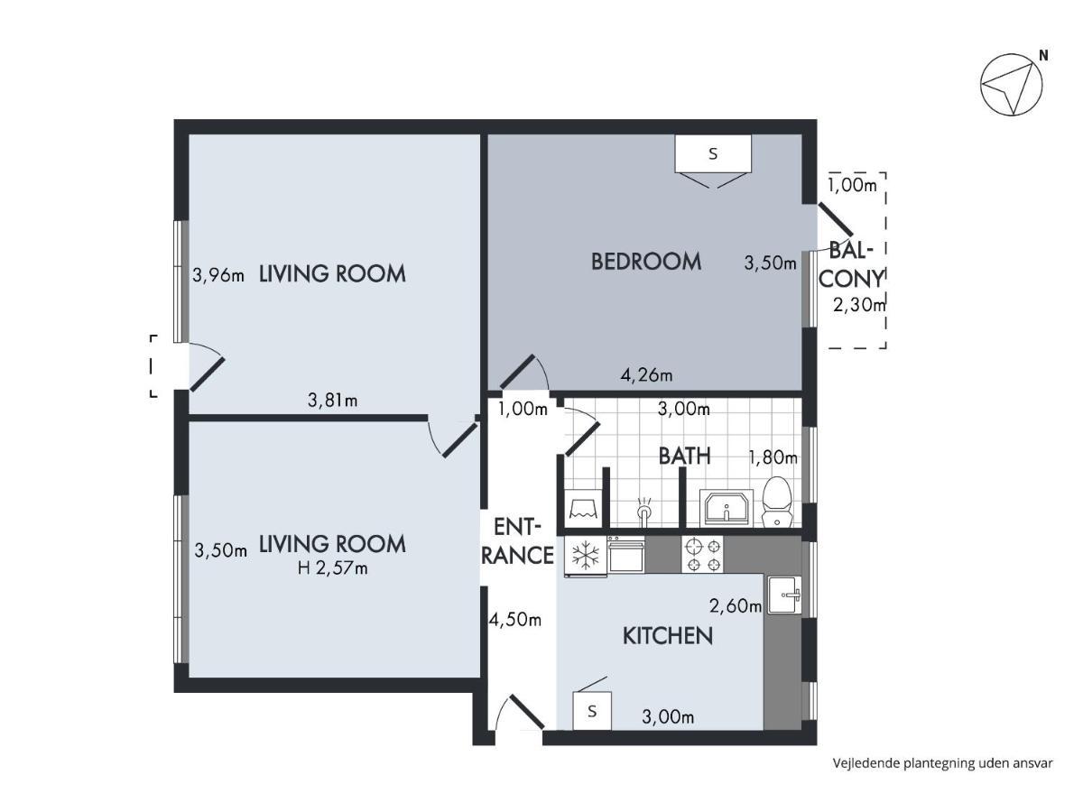 Sanders Fjord - Dreamy One-Bedroom Apartment In Center Of Roskilde Bagian luar foto